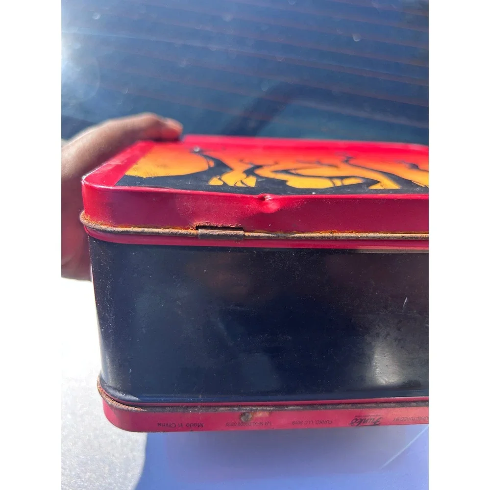 Funko Stranger Things Metal Lunch Box Red Black‎ Fair Condition 2019 Netflix